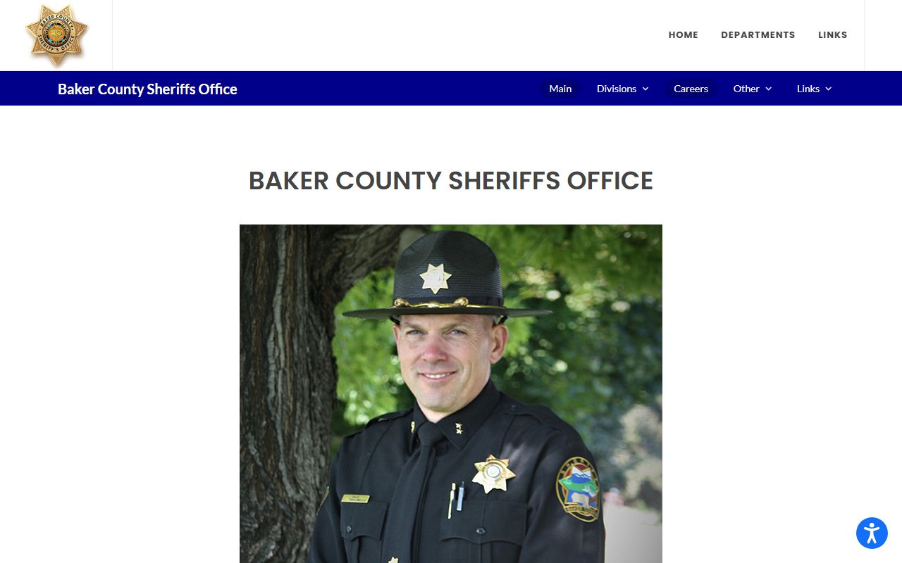Baker County Sheriff's Office website for traffic ticket records