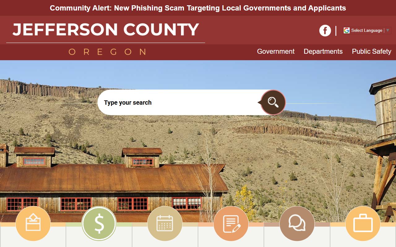 Jefferson County government website for traffic ticket records