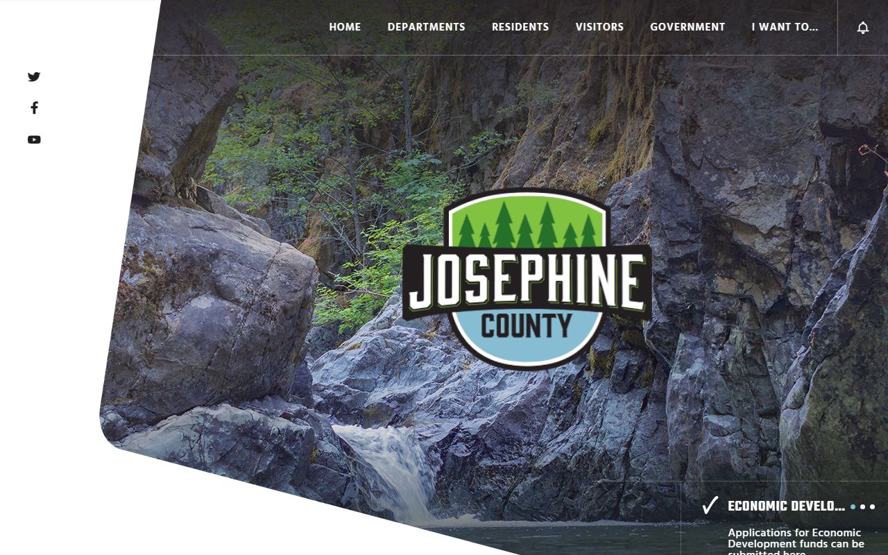 Josephine County government website for traffic ticket records